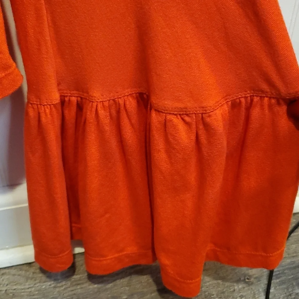 Free People Red Bell Sleeve Scoop Neck Top